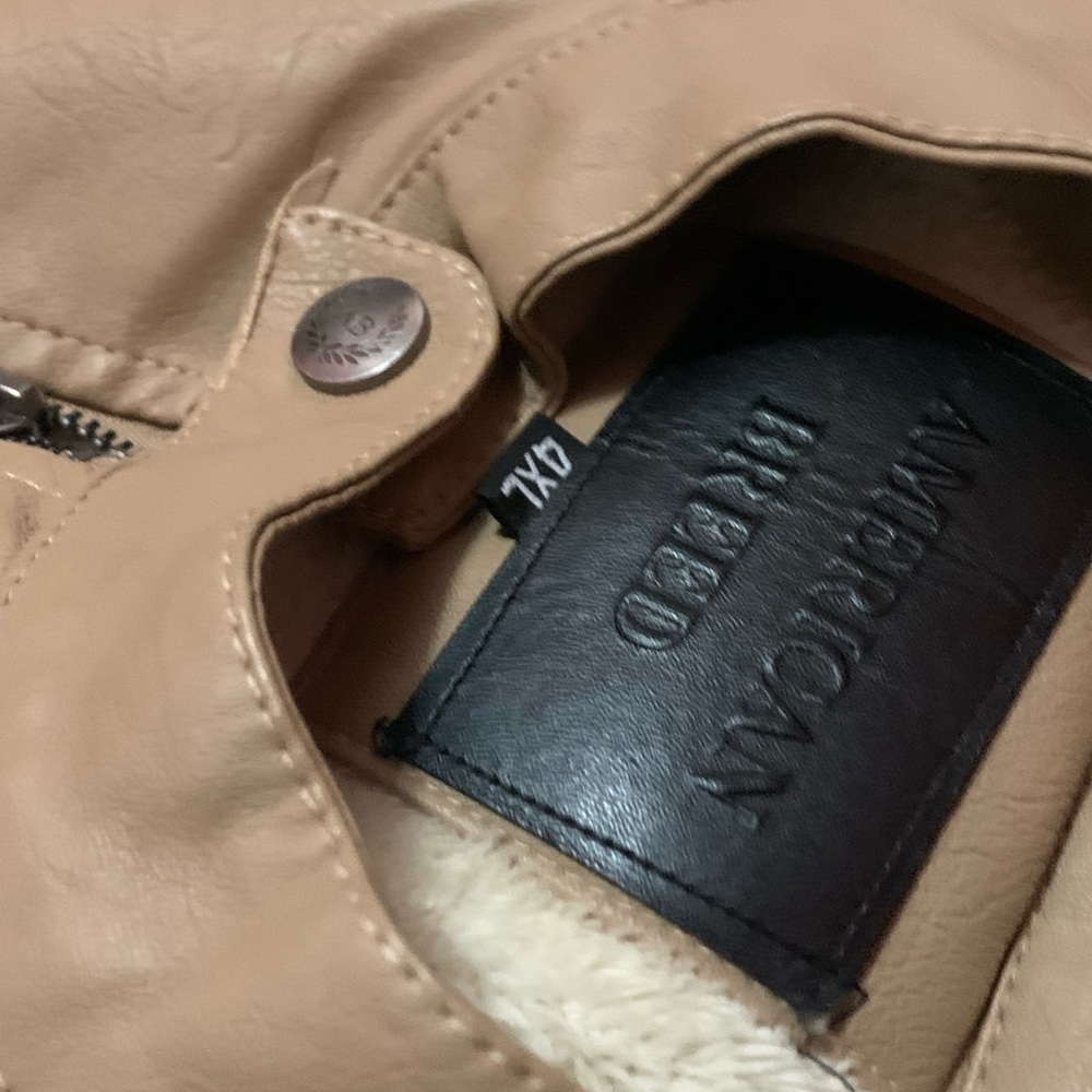 Authentic American Breed Leather/Fur Winter Coat - Picture 2 of 4